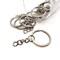 4, 20 or 50 Pieces: Silver Toned Steel Key Chain Starter Split Rings